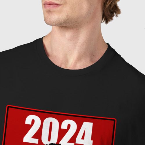 Мужская футболка хлопок с принтом 2024 - но это уже другая история, фото #4
