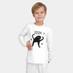 Детская пижама с лонгсливом хлопок 2024 - ъуъ мем - фото 2