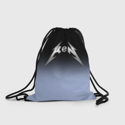 Рюкзак-мешок 3D Кен - стиль металлики: градиент