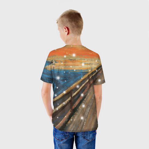 Детская футболка 3D Кот Крик - 2024, цвет 3D печать - фото 4