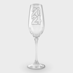 2024 год - Новый год – Фужер для шампанского с принтом купить со скидкой в -12%
