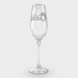 Год дракона - символ года – Фужер для шампанского с принтом купить со скидкой в -12%