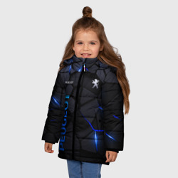 Зимняя куртка для девочек 3D Peugeot - плиты с эффектом свечения - фото 2