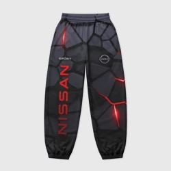 Женские джоггеры оверсайз 3D Nissan - плиты с эффектом свечения