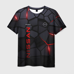 Nissan - плиты с эффектом свечения – Мужская футболка 3D с принтом купить со скидкой в -26%