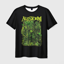 Мужская футболка 3D Alestorm Pirates green