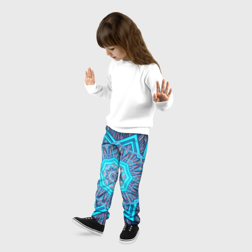 Детские брюки 3D Геометрический  орнамент мандалы  , цвет 3D печать - фото 3