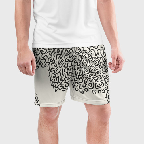 Мужские шорты спортивные Секси - почти шифр, цвет 3D печать - фото 3