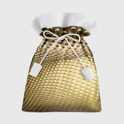 Подарочный 3D мешок Золотая сетка абстракция 