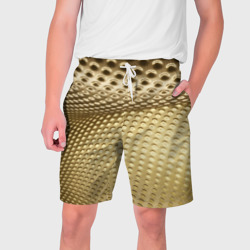 Мужские шорты 3D Золотая сетка абстракция 