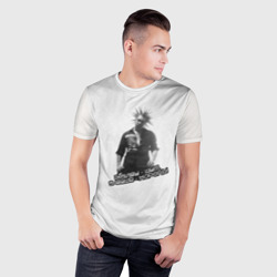 Мужская футболка 3D Slim С виду шут, в душе король - фото 2