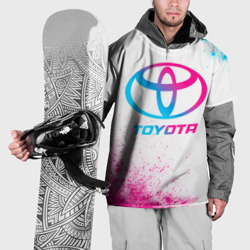 Накидка на куртку 3D Toyota neon gradient style