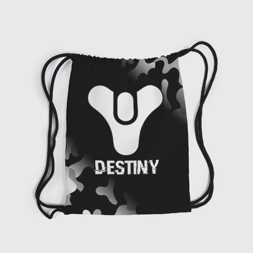 Рюкзак-мешок 3D Destiny glitch на темном фоне - фото 6