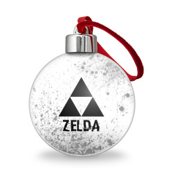 Ёлочный шар Zelda glitch на светлом фоне