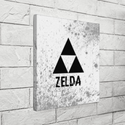 Холст квадратный Zelda glitch на светлом фоне - фото 2