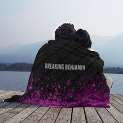 Плед 3D Breaking Benjamin rock legends посередине - фото 2