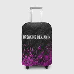 Чехол для чемодана 3D Breaking Benjamin rock legends посередине