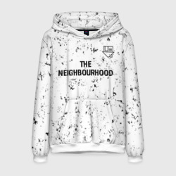 Мужская толстовка 3D The Neighbourhood glitch на светлом фоне посередине