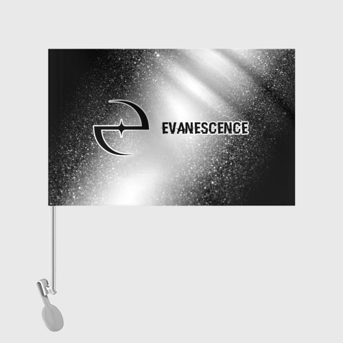 Флаг для автомобиля Evanescence glitch на светлом фоне по-горизонтали - фото 2