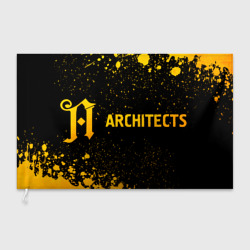 Флаг 3D Architects - gold gradient по-горизонтали