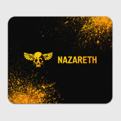 Прямоугольный коврик для мышки Nazareth - gold gradient по-горизонтали