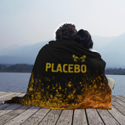 Плед 3D Placebo - gold gradient посередине - фото 2