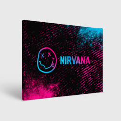 Холст прямоугольный Nirvana - neon gradient по-горизонтали