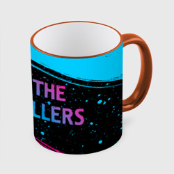 The Killers - neon gradient по-горизонтали – Кружка с полной запечаткой с принтом купить
