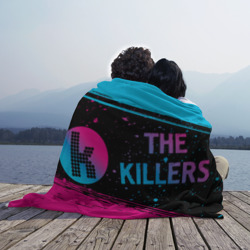 Плед 3D The Killers - neon gradient по-горизонтали - фото 2