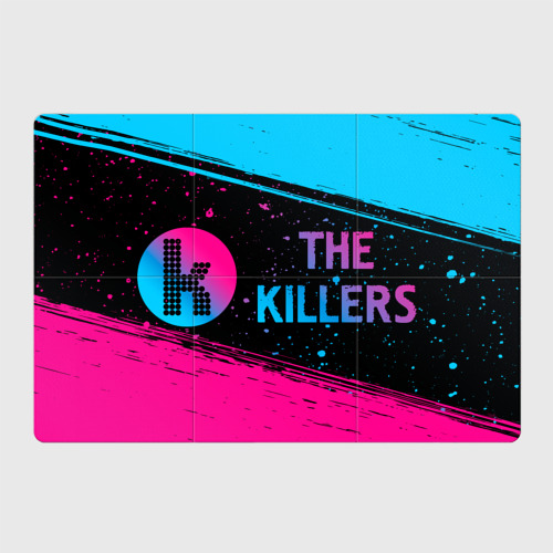 Магнитный плакат 3Х2 The Killers - neon gradient по-горизонтали