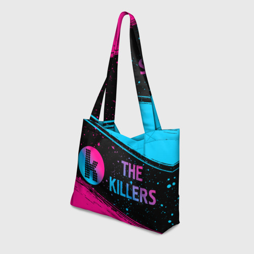 Пляжная сумка 3D The Killers - neon gradient по-горизонтали - фото 3