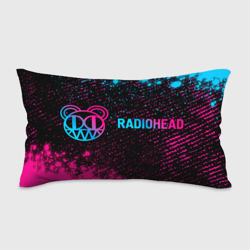 Подушка 3D антистресс Radiohead - neon gradient по-горизонтали