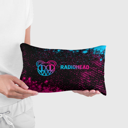 Подушка 3D антистресс Radiohead - neon gradient по-горизонтали - фото 3