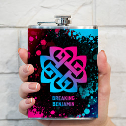 Фляга Breaking Benjamin - neon gradient - фото 2