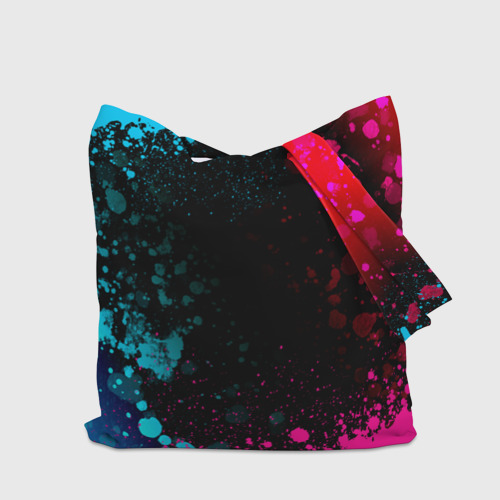 Шоппер 3D Breaking Benjamin - neon gradient - фото 5