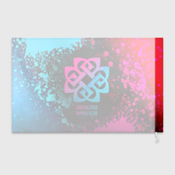 Флаг 3D Breaking Benjamin - neon gradient - фото 2