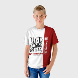 Детская футболка 3D Альпинист скалолаз - фото 2