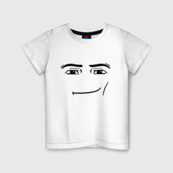 Роблокс лицо – Детская футболка хлопок с принтом купить со скидкой в -20%