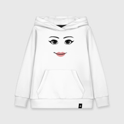 Детская толстовка хлопок Роблокс лицо девочки