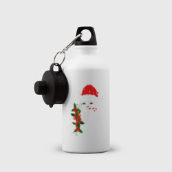 Бутылка спортивная Лама - альпака Санта Клаус - фото 2