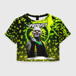 Женская футболка Crop-top 3D The Prodigy Keith Flint