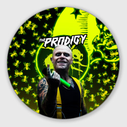 Круглый коврик для мышки The Prodigy Keith Flint