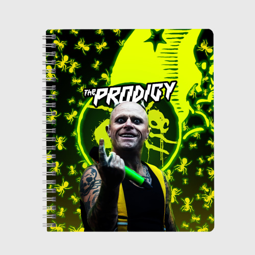 Тетрадь The Prodigy Keith Flint, цвет крупная клетка