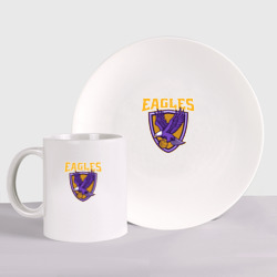Набор: тарелка + кружка Eagles basketball