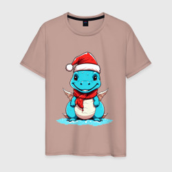 Мужская футболка хлопок Маленький дракон 2024 год