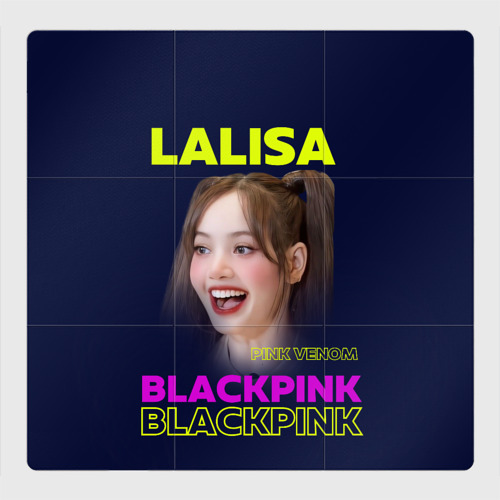 Магнитный плакат 3Х3 Lalisa - девушка из группы Blackpink