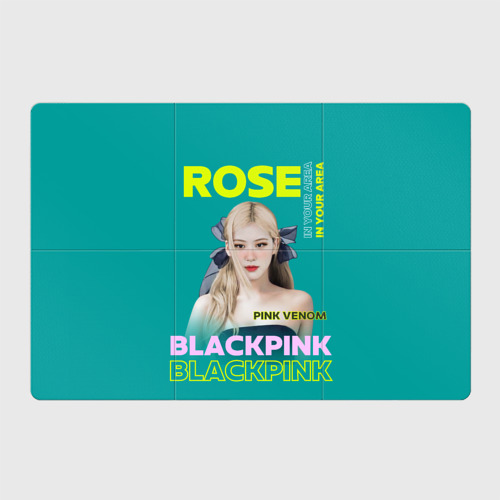 Магнитный плакат 3Х2 Rose - девушка  певица из группы Blackpink