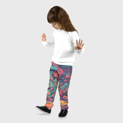 Детские брюки 3D Психоделический лес - фото 2