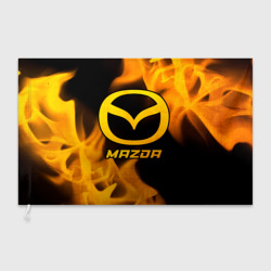 Флаг 3D Mazda - gold gradient