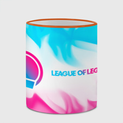 Кружка с полной запечаткой League of Legends neon gradient style по-горизонтали - фото 2